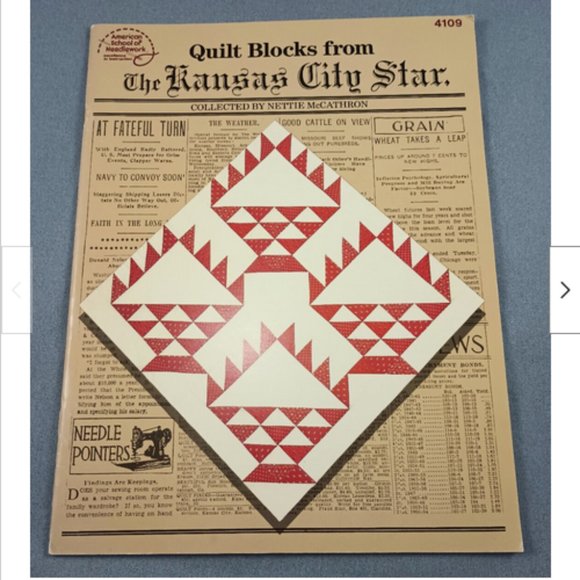American School of Needlework Office 54 Patterns Quilt Blocks From